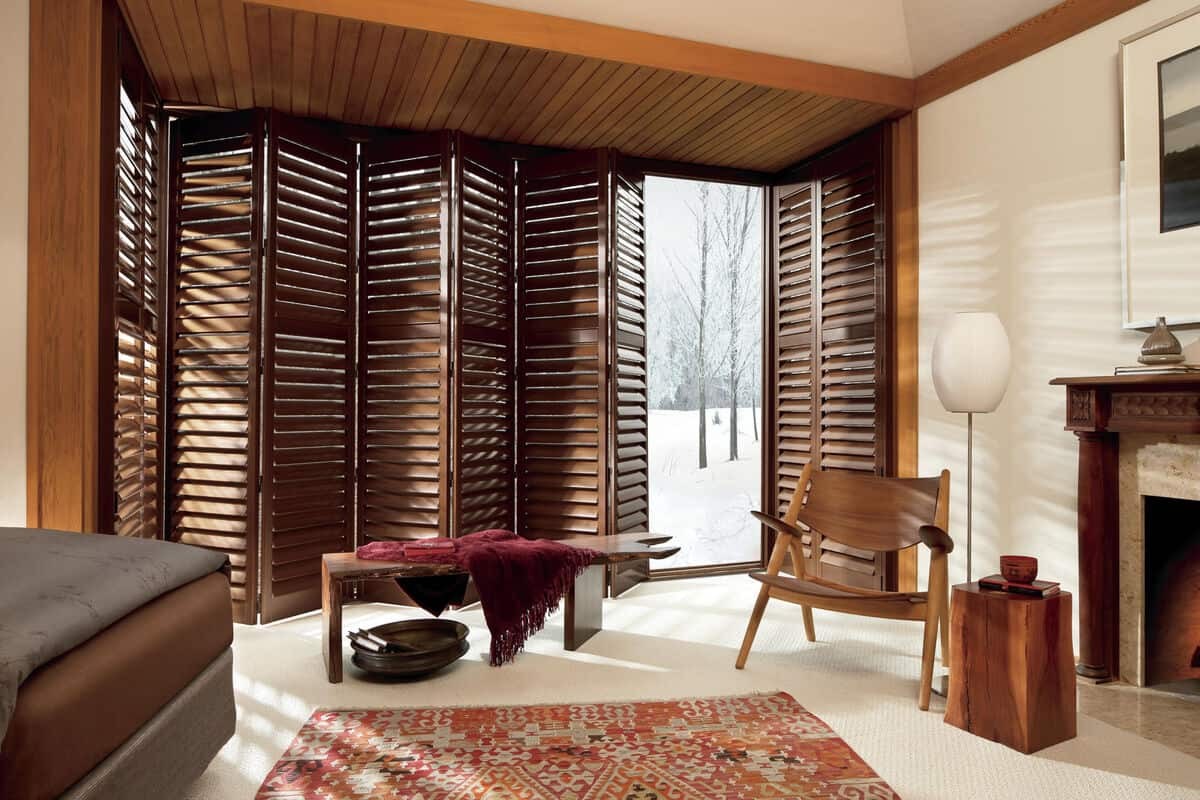 Hunter Douglas NewStyle® Hybrid Shutters, alternative wood shutters, faux wood shutters near Marriottsville, Maryland (MD).